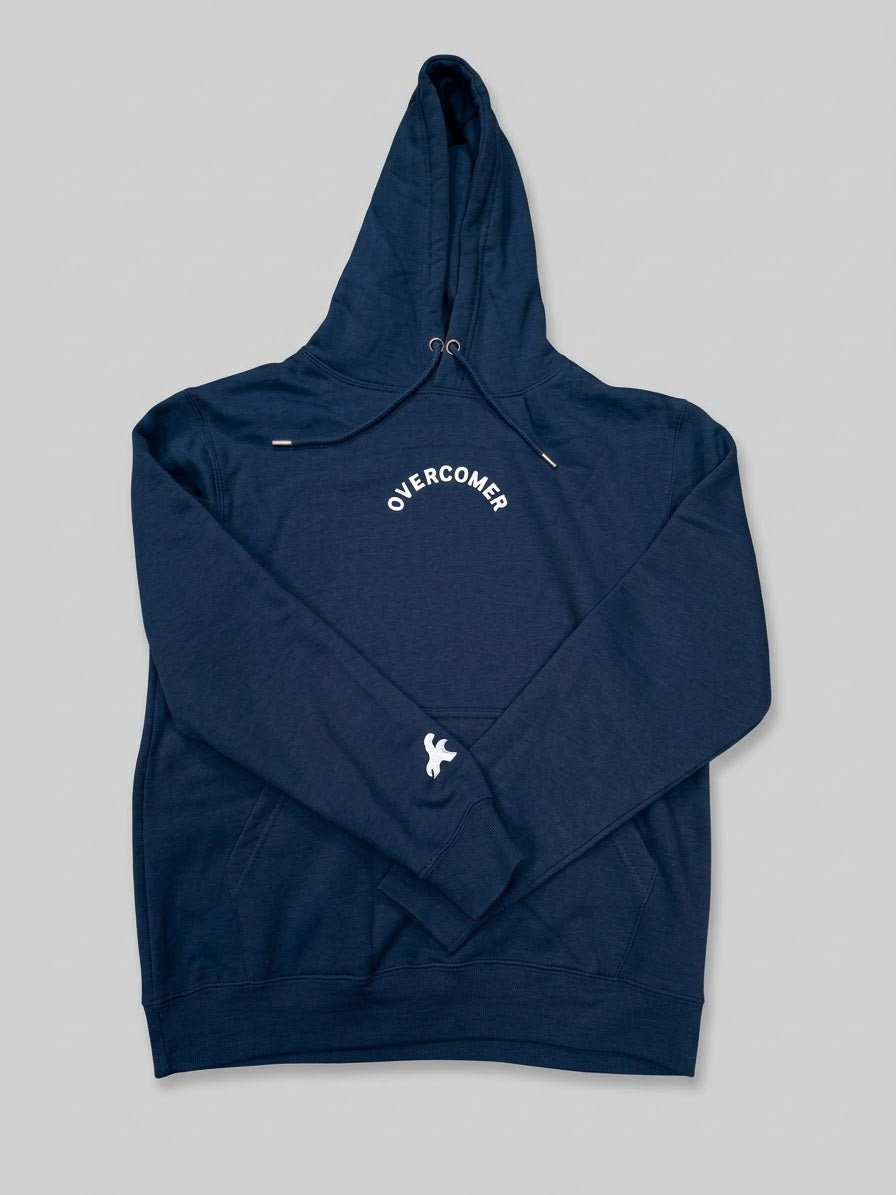 Overcomer navyblue hoodie
