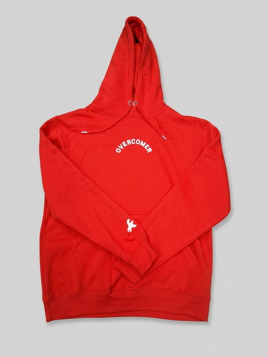 Heavyweight Overcomer Hoodie-Red