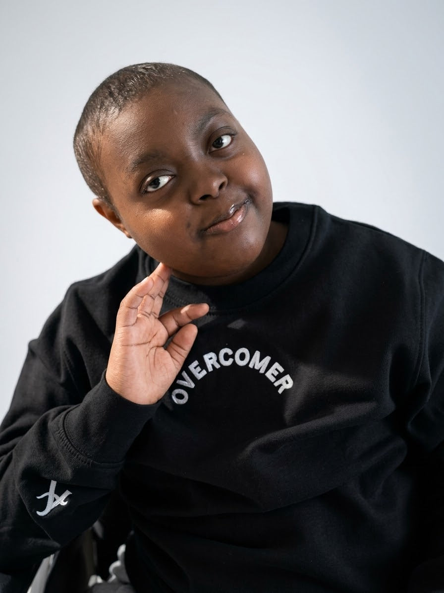overcomer black hoodie